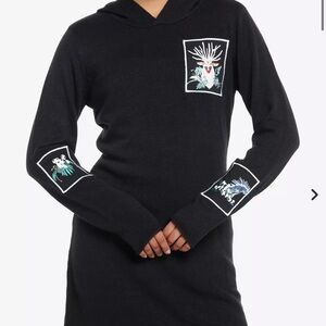 Her Universe Studio Ghibli Princess Mononoke Patches Hooded Sweater Dress